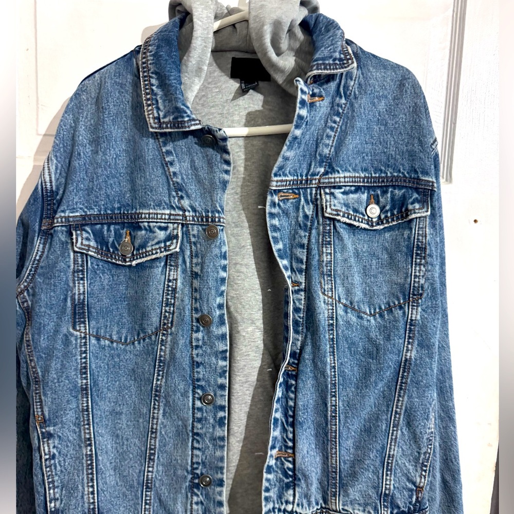 Forever21 Jean hooded jacket